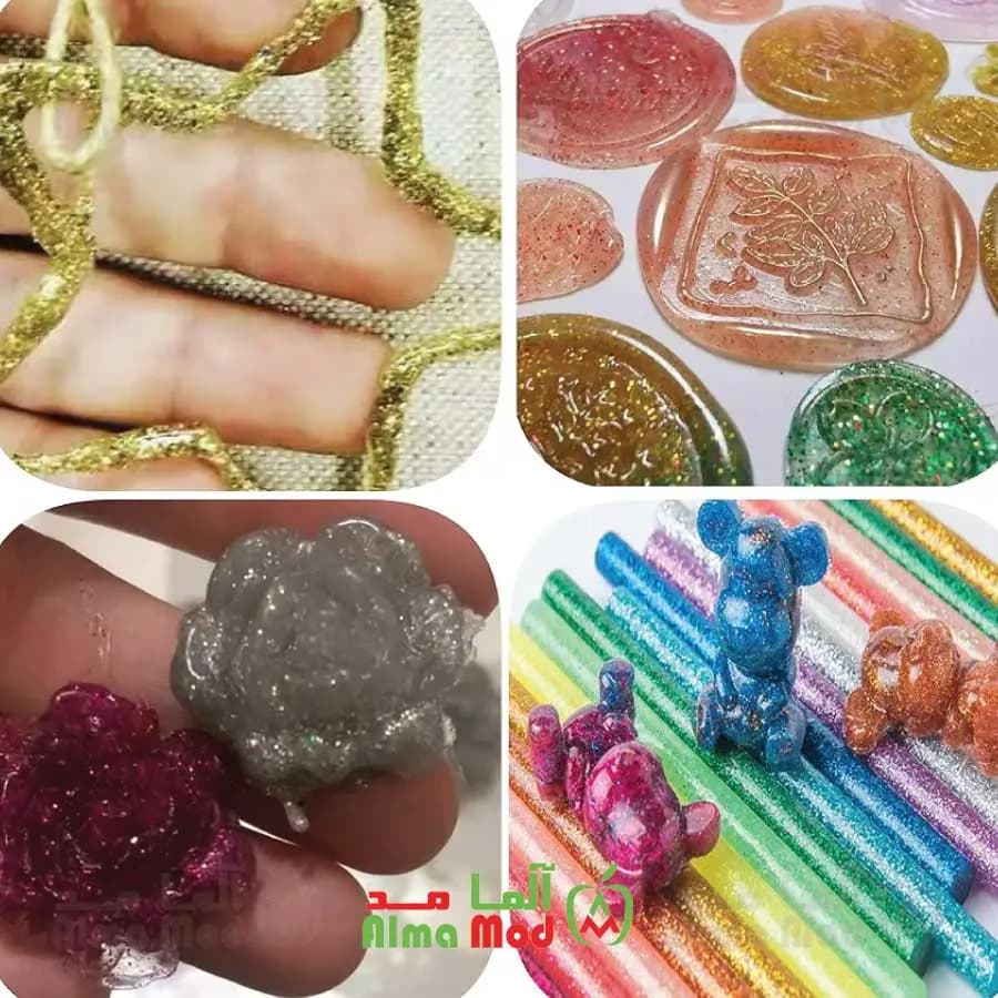چسب حرارتی اکلیلی رنگی — تصویر ۲