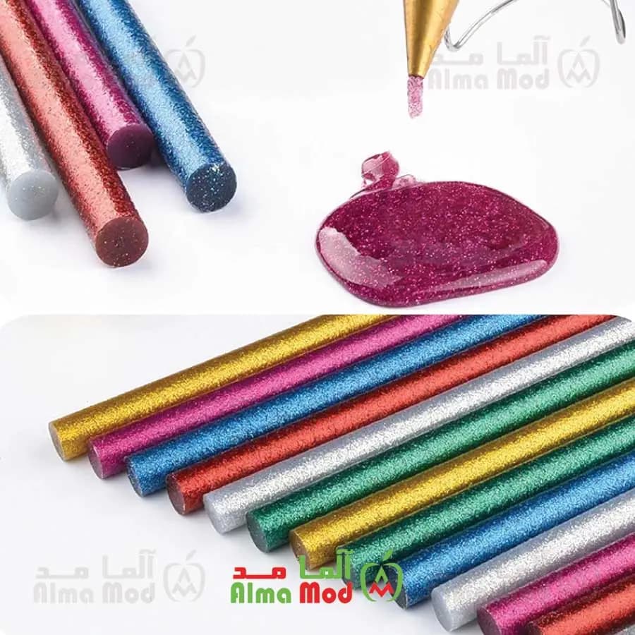 چسب حرارتی اکلیلی رنگی — تصویر ۳
