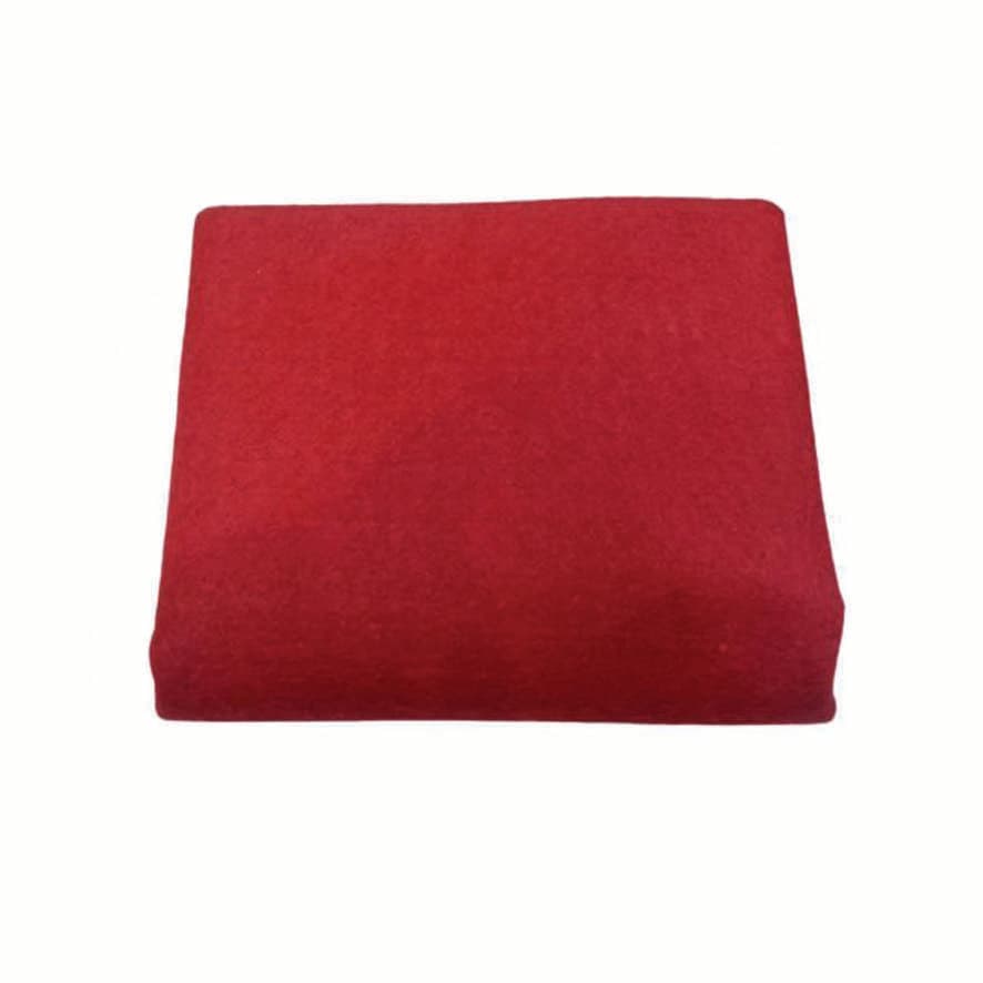 نمد قرمز گلی سایز 150×100 سانتی متر