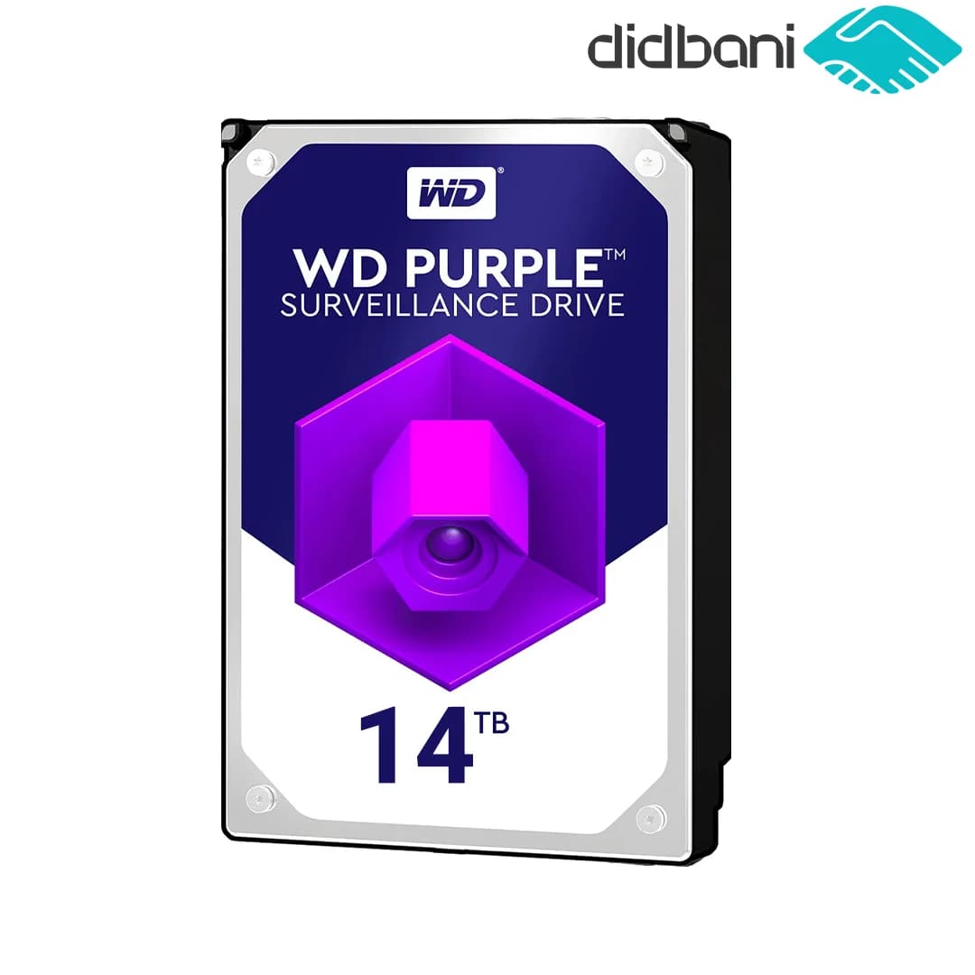 هارد 14 ترابایت بنفش WD140PURZ وسترن دیجیتال — تصویر ۲