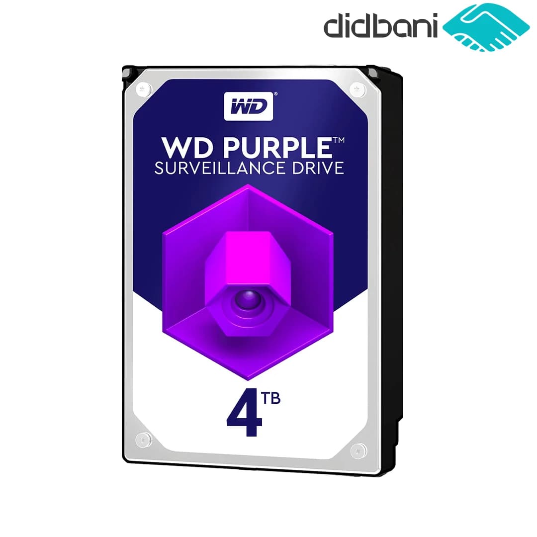 هارد 4 ترابایت بنفش WD40PURZ وسترن دیجیتال