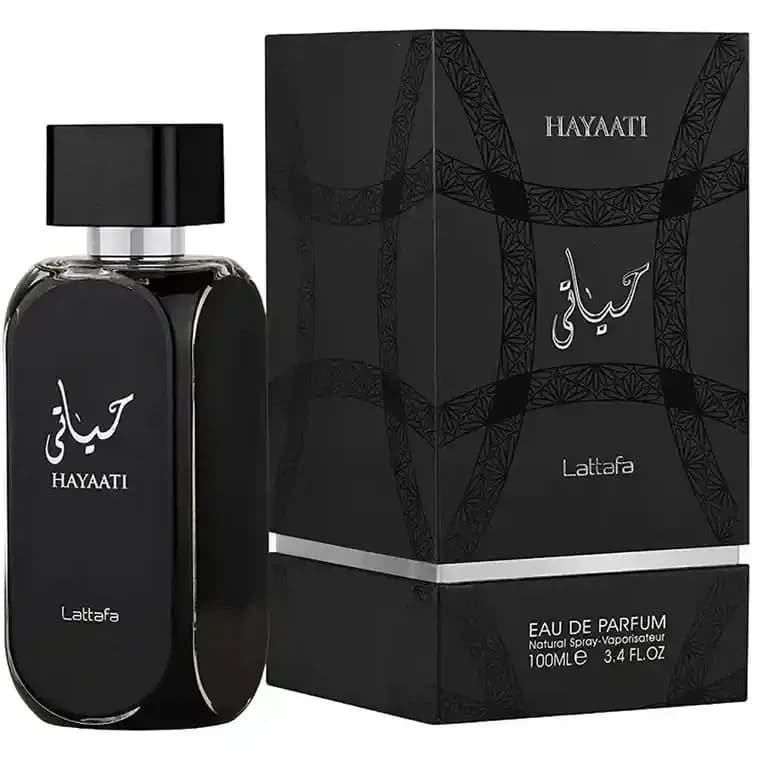 ادو پرفیوم مردانه لطافه حیاتی Lattafa Hayaati حجم ۱۰۰ میل
