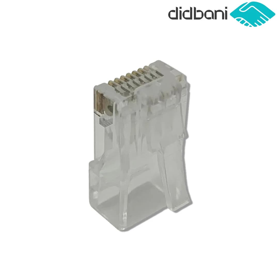 سوکت شبکه ای پی جی Cat6 UTP بسته 100 عددی — تصویر ۴