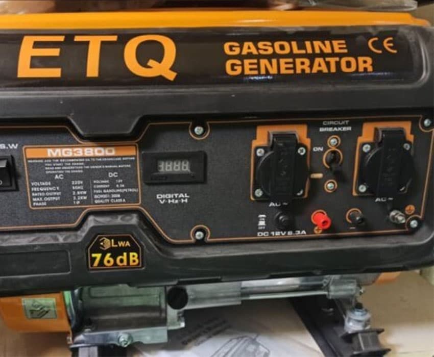 موتور برق بنزینی 3.5 کیلو وات ETQ مدل MG4500 — تصویر ۳