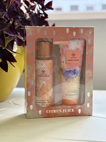 پک بادی اسپلش و لوسیون یامانفن مدل Citrus Juice