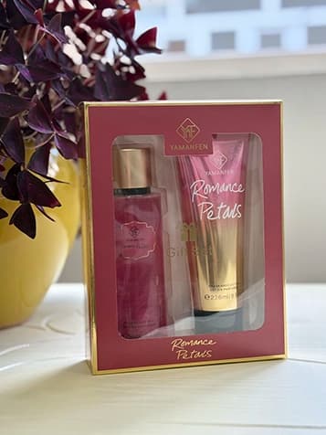 پک بادی اسپلش و لوسیون یامانفن مدل Romance Petals