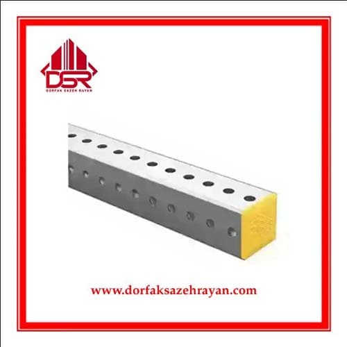 پروفیل ساپورت سنگین 80×80 یک ردیف پانچ سی چنل پروفیل – ضخامت: 2/5 mm