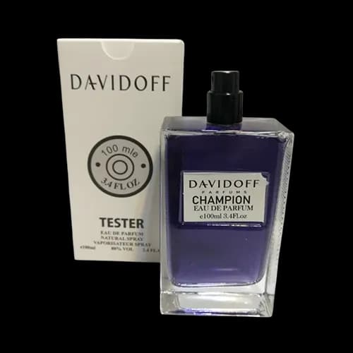تستر جعبه سفید دیویدوف چمپیون اماراتی ادو پرفیوم 100 میلی لیتر | Emirati White Box Tester Davidoff Champion 100ml EDP