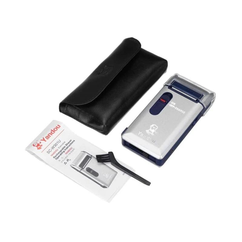 ماشین اصلاح موی صورت فویلی یاندو مدل GV-W301U صفر زن شارژی رنگ طلایی — تصویر ۵