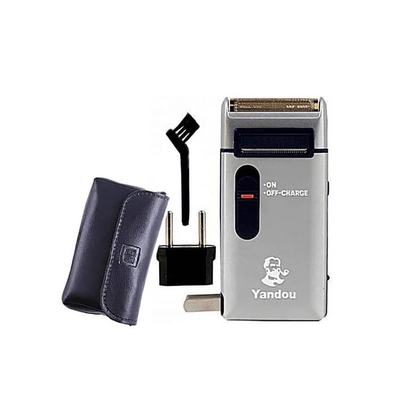 ماشین اصلاح موی صورت فویلی یاندو مدل GV-W301U صفر زن شارژی رنگ طلایی — تصویر ۴
