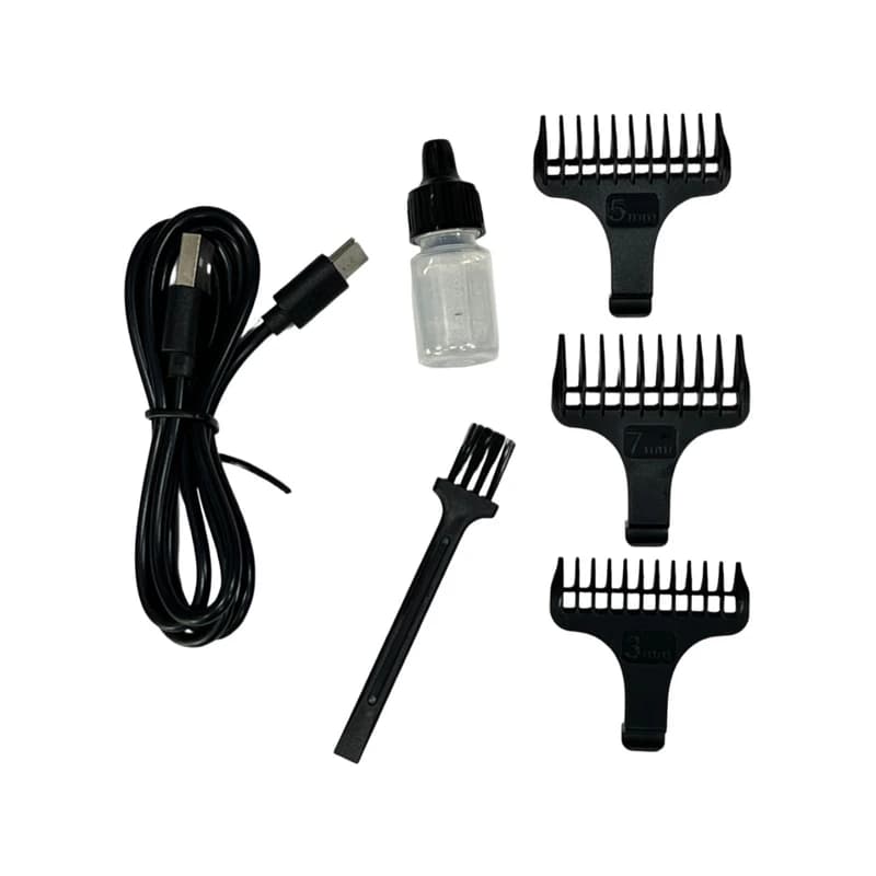 ماشین اصلاح موی سر و صورت دالینگ مدل DL-1919 حرفه ای شارژی رنگ طلایی — تصویر ۴