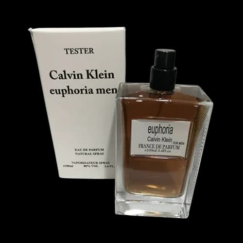 تستر جعبه سفید کالوین کلین ایفوریا مردانه اماراتی ادو پرفیوم 100 میلی لیتر | Emirati White Box Tester Calvin Klein Euphoria Men 100ml EDP