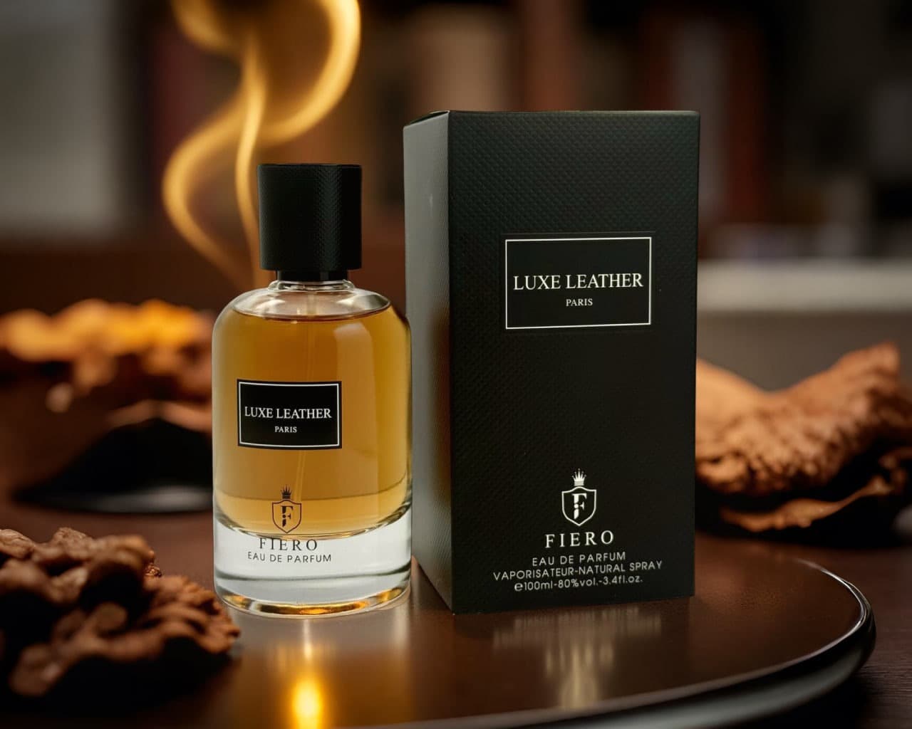 ادوپرفیوم لوکس لدر فیرو 100 میل | FIERO LUXE LEATHER (مشابه تامفورد امبر لدر)