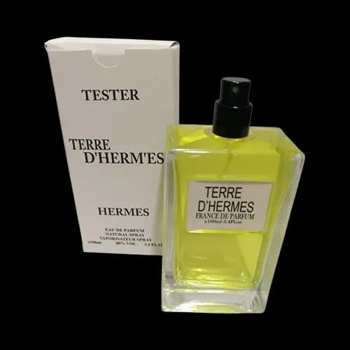 تستر جعبه سفید هرمس تق هرمس (تغ دی هغمس پارفوم) اماراتی ادو پرفیوم 100 میلی لیتر | Emirati White Box Tester Hermès Terre d’Hermes 100ml EDP