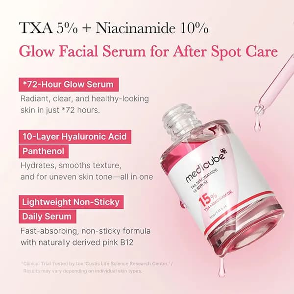 سرم نیاسینامید تی ایکس ای مدی کیوب Medicube Txa Niacinamide 15 Serum — تصویر ۳