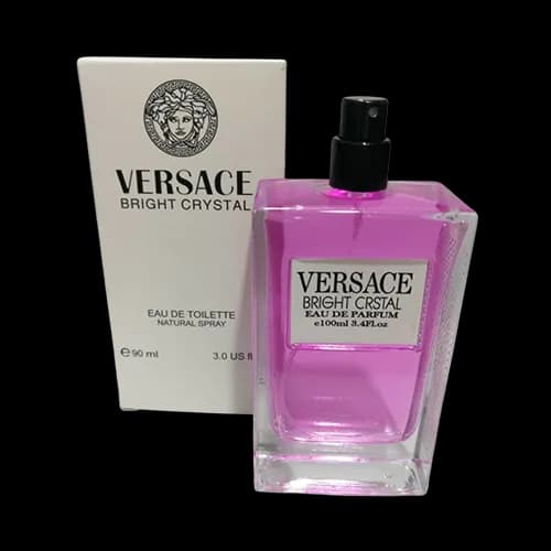 تستر جعبه سفید ورساچه برایت کریستال اماراتی ادو پرفیوم 100 میلی لیتر | Emirati White Box Tester Versace Bright Crystal 100ml EDP