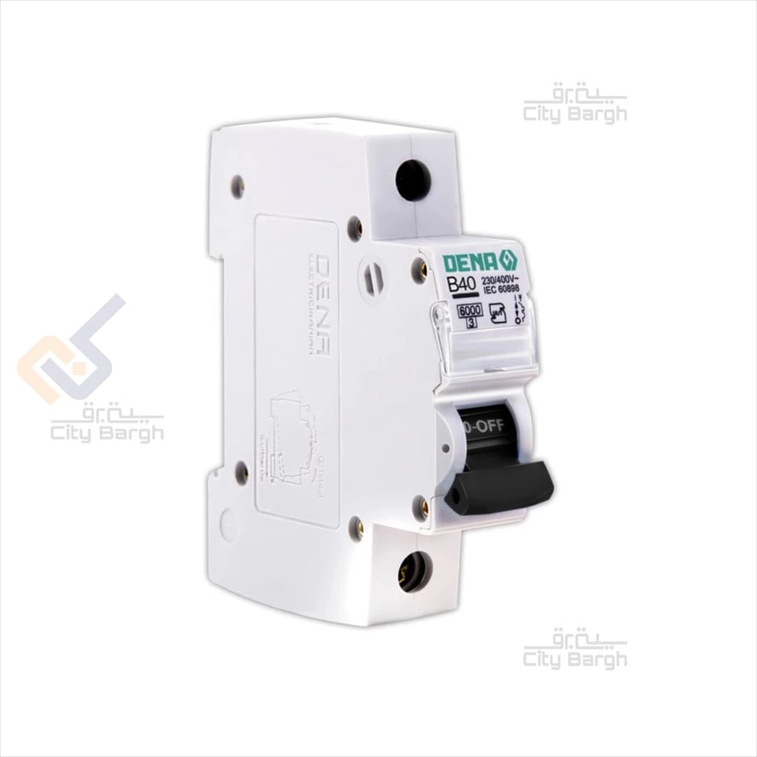 فیوز مینیاتوری یک پل 40 آمپر دنا الکتریک مدل B40-6K-1P