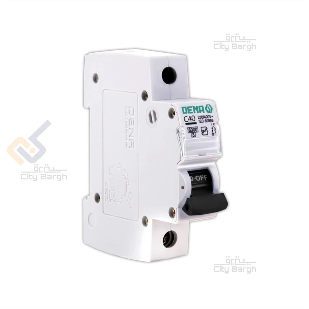فیوز مینیاتوری یک پل 40 آمپر دنا الکتریک مدل C40-6K-1P