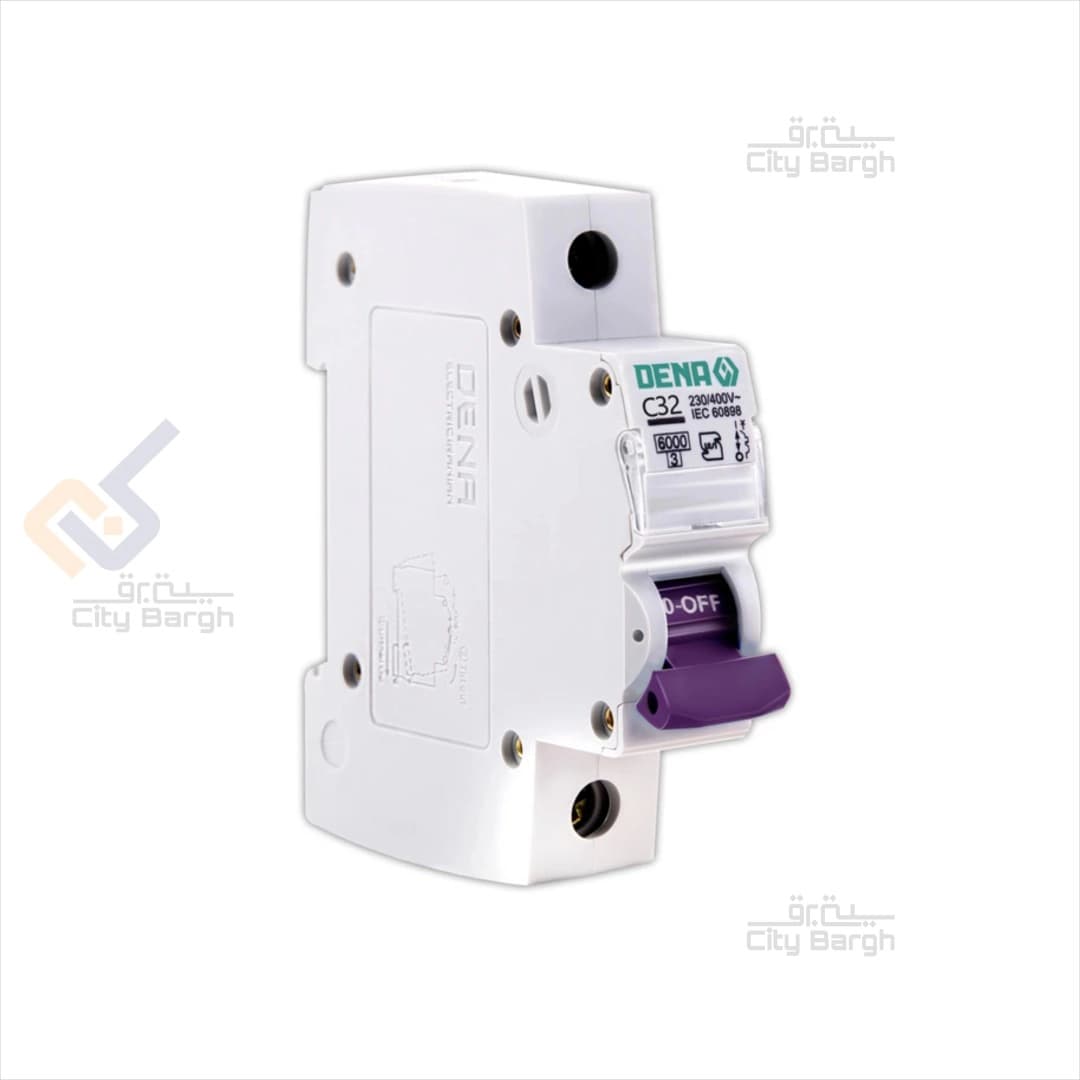 فیوز مینیاتوری یک پل 32 آمپر دنا الکتریک مدل C32-6K-1P