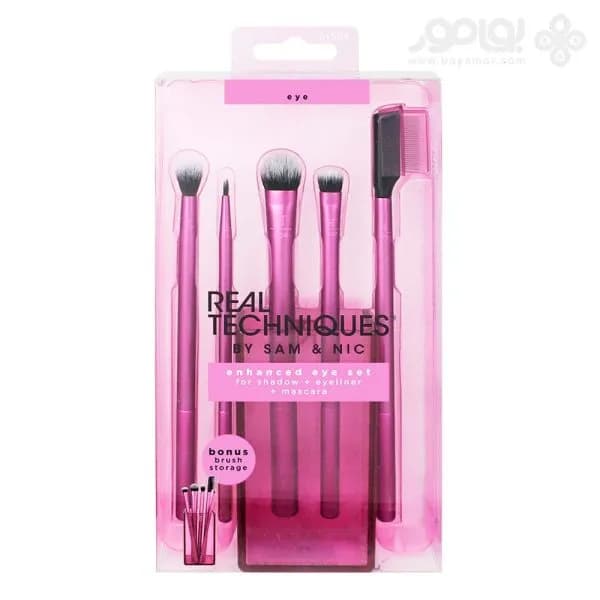 ست برس آرایشی ریل تکنیک مدل Enhanced Eye Set بسته 5 عددی