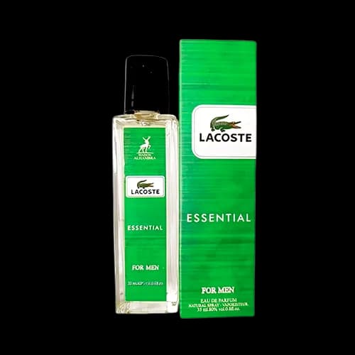 ادکلن جیبی الحمبرا لاگوست اسنشیال (سبز) ادو پرفیوم 35 میلی لیتر | Alhambra Pocket Lacoste Essential 35ml EDP