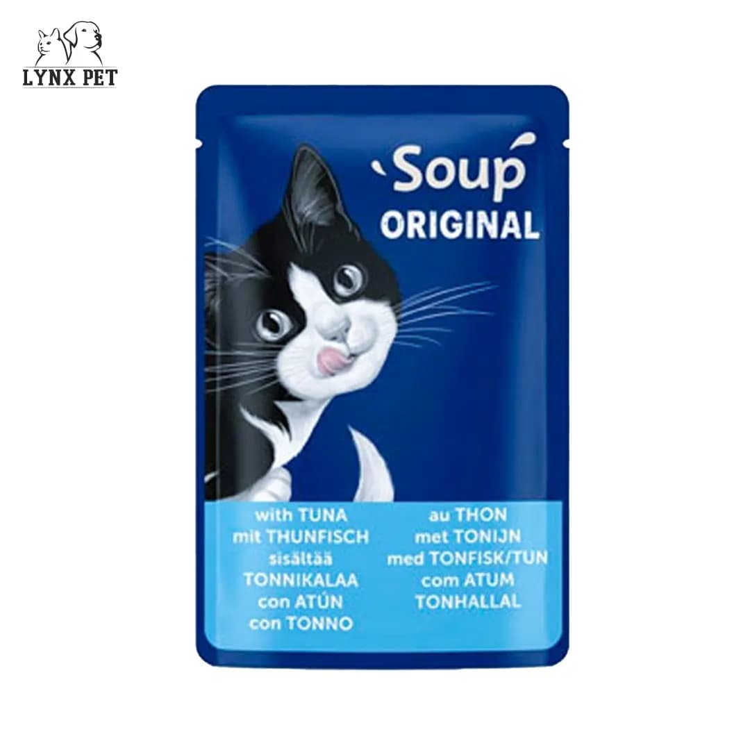 سوپ گربه ماهی تن فلیکس