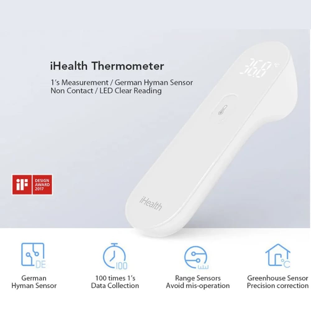 تب‌سنج دیجیتال شیائومی iHealth PT3 — تصویر ۳