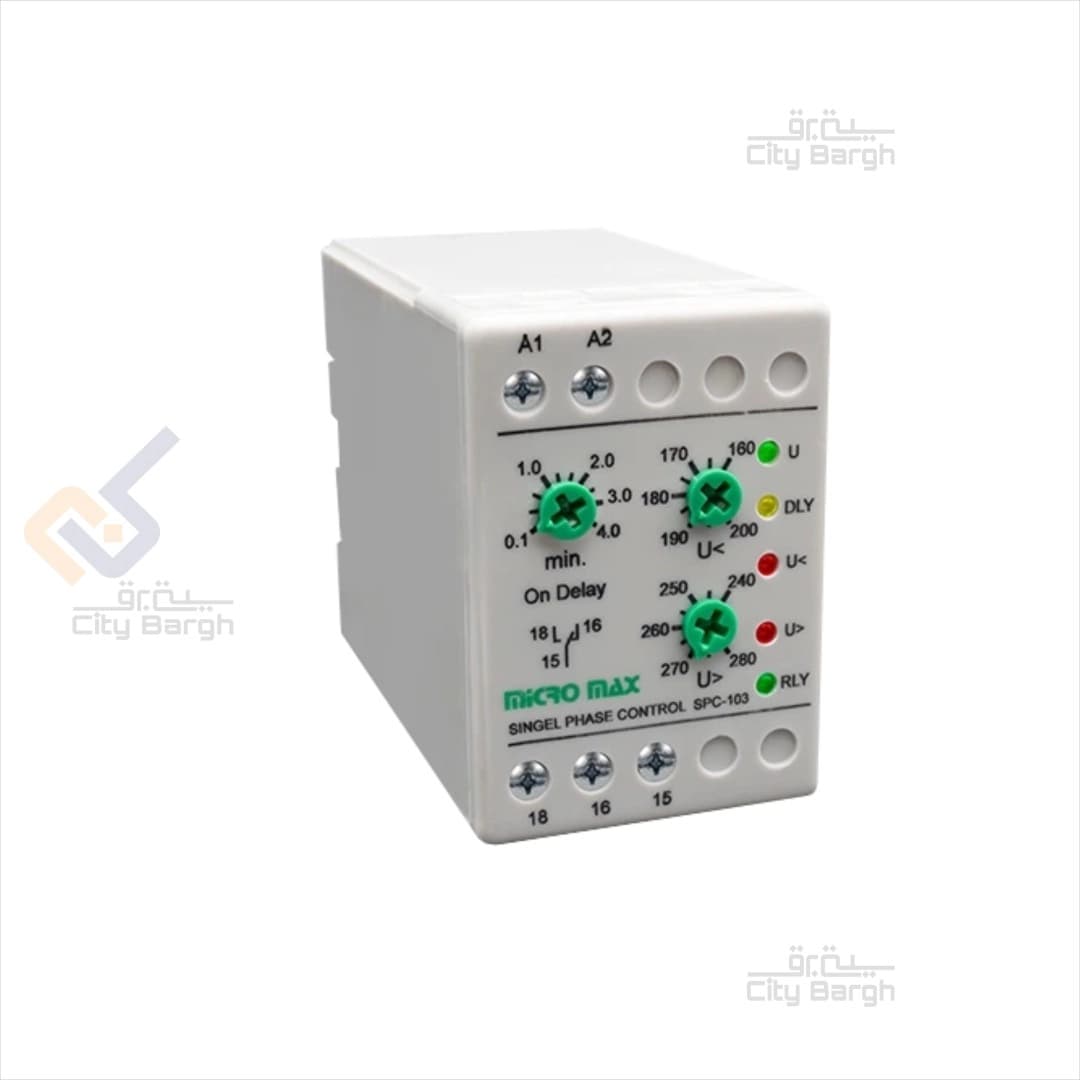 رله کنترل فاز تک فاز میکرومکس مدل SPC-103