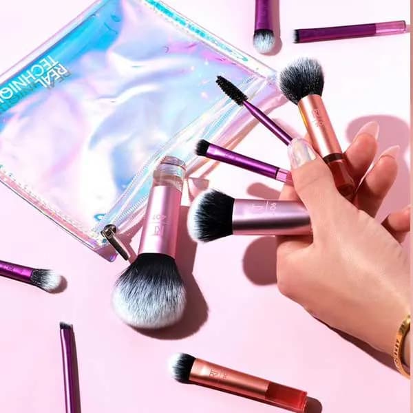 ست براش ریل تکنیک اصل 10 تیکه کیف دار Real Techniques — تصویر ۴