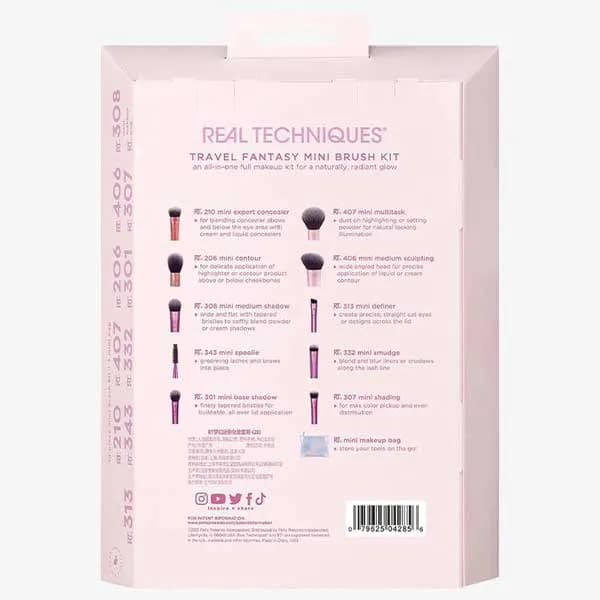 ست براش ریل تکنیک اصل 10 تیکه کیف دار Real Techniques — تصویر ۳