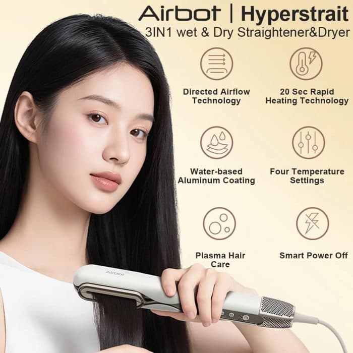 اتو مو و سشوار ۳ کاره Airbot Hyperstrait مدل HD218 — تصویر ۱۱