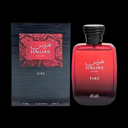 ادکلن رصاصی هوس فایر ادو پرفیوم 100 میل اماراتی | Rasasi Hawas Fire 100ml EDP