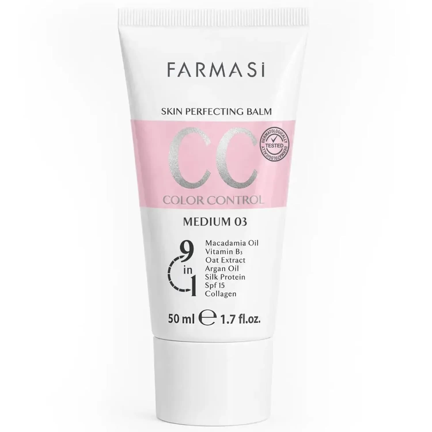 سی سی کرم فارماسی رنگ 01 Light حجم 50 میل