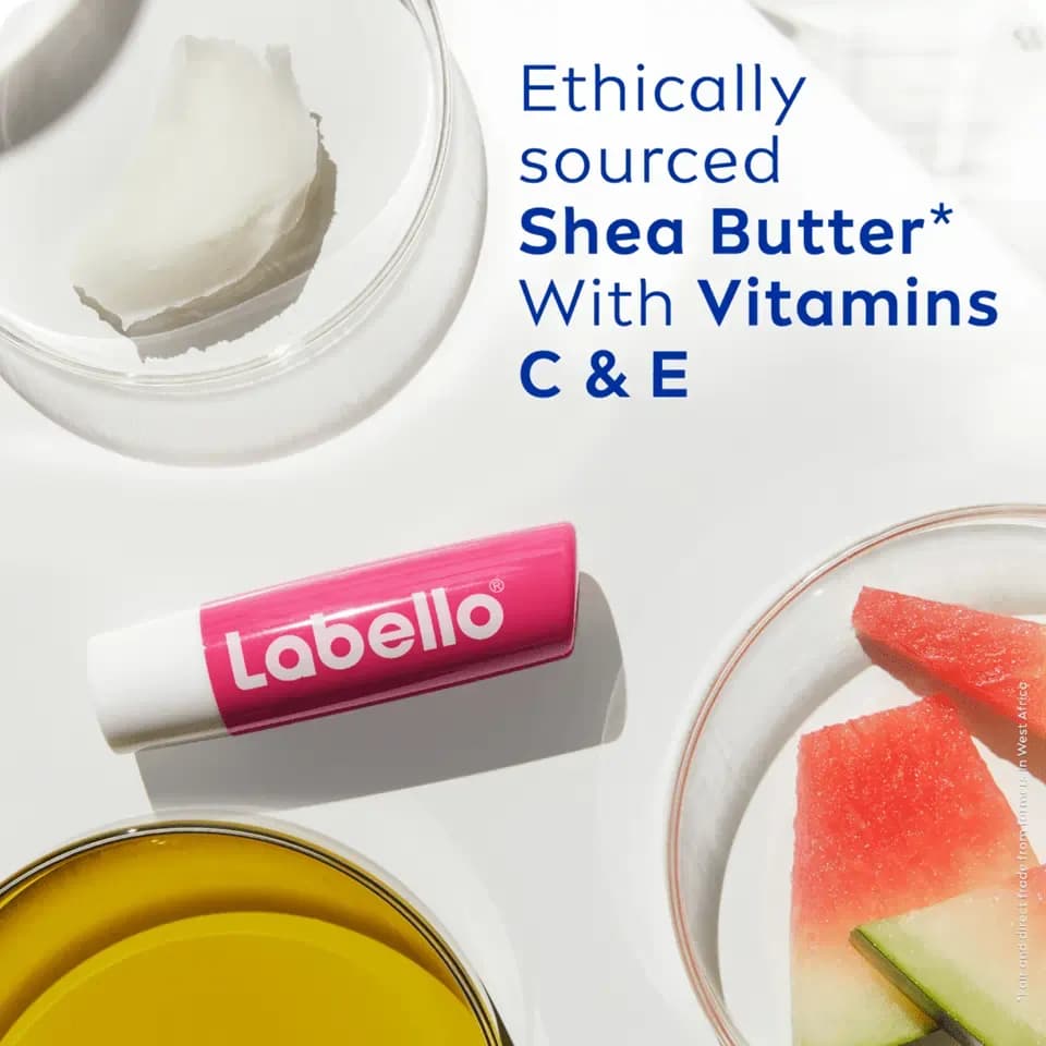 بالم لب رنگی لبلو هندوانه Labello Watermelon Shine — تصویر ۳