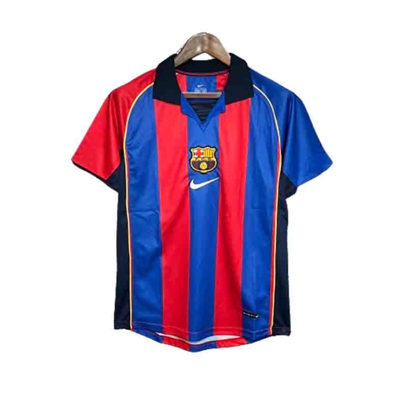کیت کلاسیک بارسلونا فصل 2001-2002 مشابه اورجینال(حراج تک سایز)