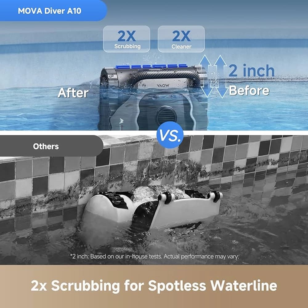 ربات استخر شور MOVA Diver A10 — تصویر ۷
