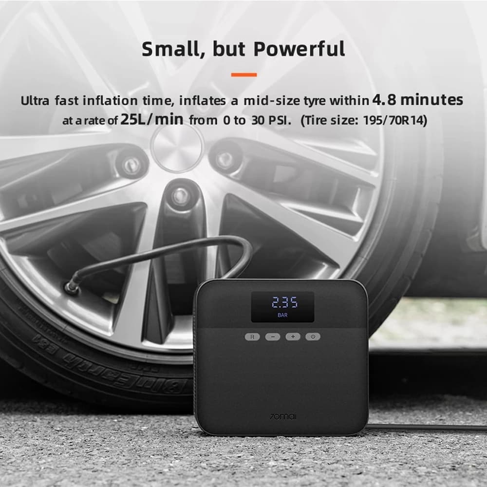پمپ باد شیائومی مدل 70mai Air Compressor lite TP03 — تصویر ۷