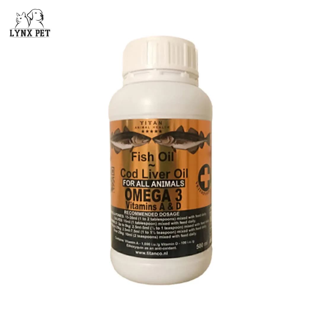 روغن کبد ماهی سگ و گربه تیتان