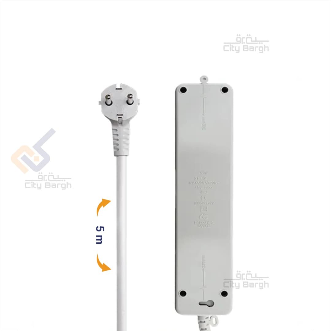 چهارخانه ارت دار 5 متری پارت الکتریک کد 650 — تصویر ۴