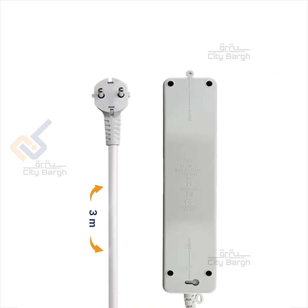 چهارخانه ارت دار 3 متری پارت الکتریک کد 649 — تصویر ۴