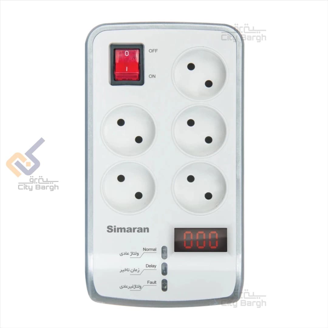 محافظ ولتاژ 5 راهی دیجیتال سیماران مدل SM-525-18-D