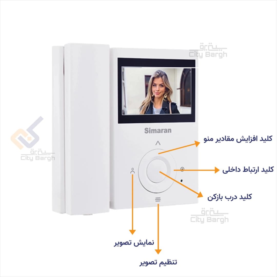 مانیتور 4.3 اینچ سیماران مدل 43FL — تصویر ۵