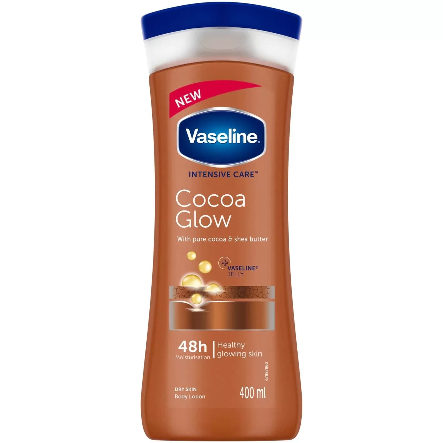 لوسیون بدن کاکائو وازلین مدل Cocoa Glow — تصویر ۲