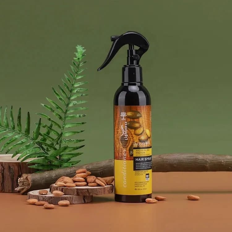 اسپری دوفاز مو لایتنس حاوی روغن آرگان طبیعی