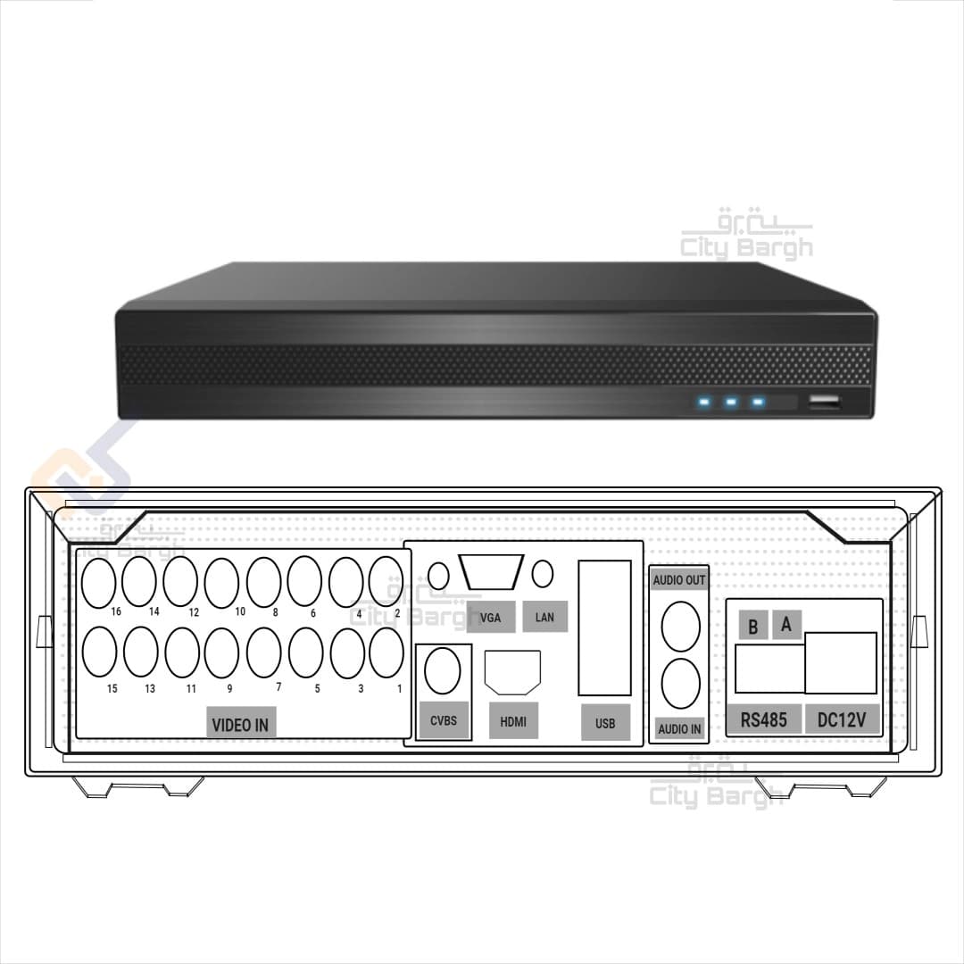 دستگاه DVR سیماران مدل SM-XVN11601L2-V2 — تصویر ۲