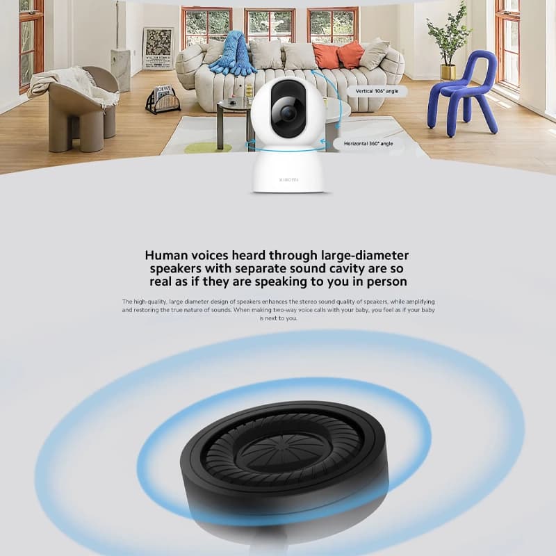 دوربین مدار بسته شیائومی Xiaomi Smart Camera C400 2.5K — تصویر ۵