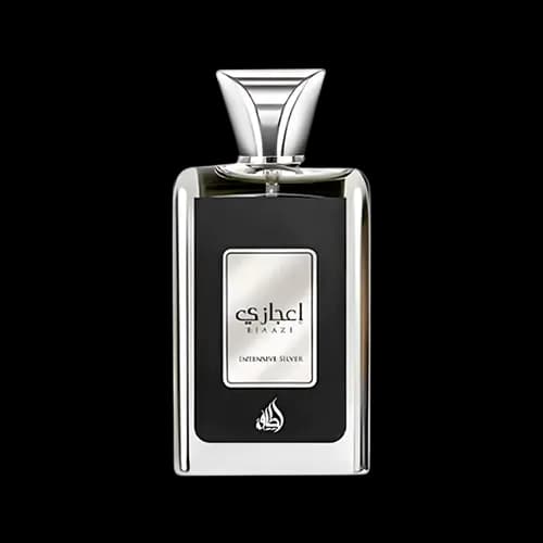 ادکلن لطافه اعجازی اینتنسیو سیلور ادو پرفیوم 100 میل اماراتی | Lattafa Ejaazi Intensive Silver 100ml EDP — تصویر ۲