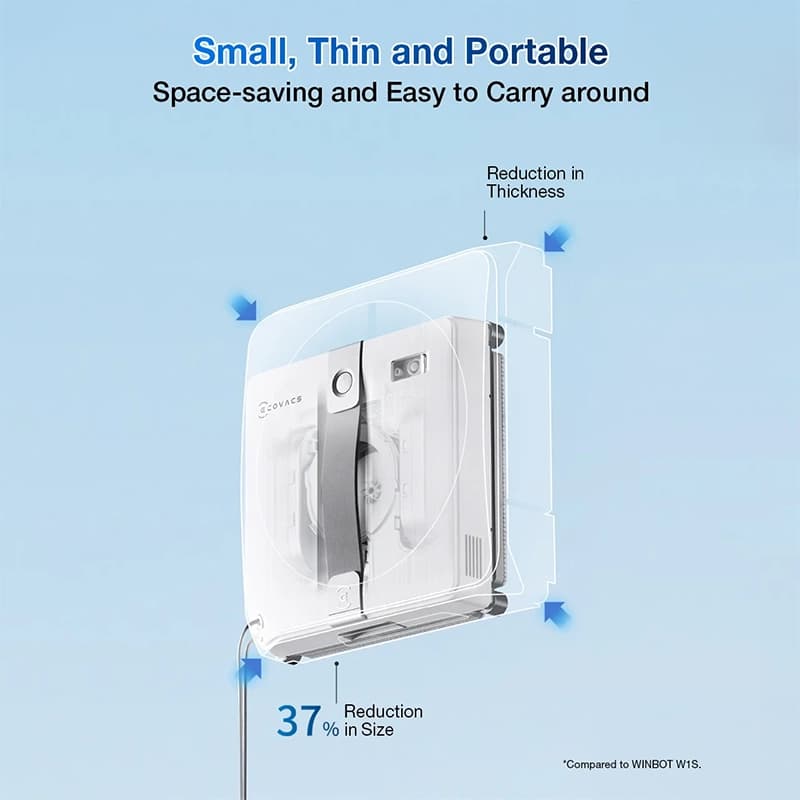 ربات شیشه‌شوی هوشمند WINBOT MINI | Ecovacs — تصویر ۳