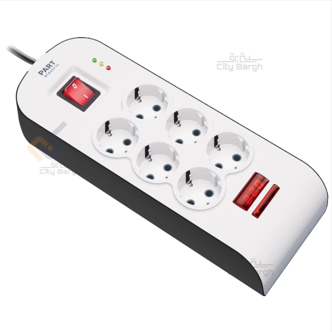 محافظ 6 خانه دیجیتال کابل 1/8 پارت الکتریک
