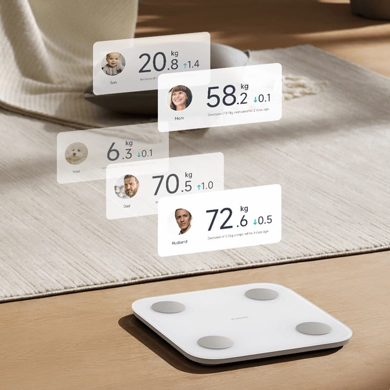 ترازوی هوشمند شیائومی Xiaomi Body Composition Scale S400 (MIJIA) — تصویر ۶